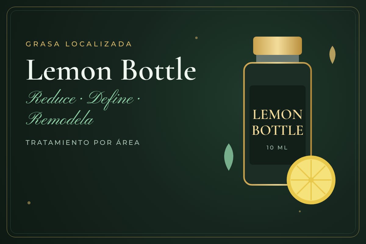 Lemon Bottle por área — Virginia’s Esthetics Studio